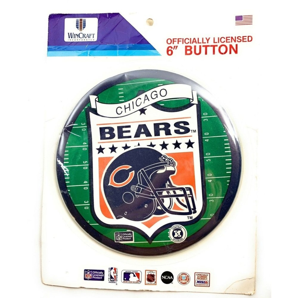Vintage Chicago Bears NFL Pin Pinback Button NOS